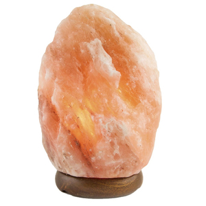 Lámpara de Sal del Himalaya Natural Tallada de Primera Calidad con Función Impermeable para Decoración del Hogar y Festividades, Luz Nocturna de Color Rosa - Product Image 2