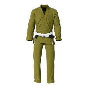 Kimonos professionnels de style Kyokushin pour l'entraînement en contact total, en toile de coton robuste 12oz, logo personnalisable sur le devant. - Product Image 1