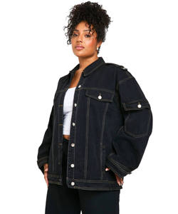 <b>Denim</b> Jacket Popular High Quality Casual Women's <b>Denim</b> Tops <b>Coat</b> Women Blue Long Sleeve Plus-size <b>Denim</b> Jackets - Product Image 5