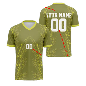 เสื้อฟุตบอลพิมพ์ลายตามสั่ง คุณภาพสูง OEM ดีไซน์ย้อนยุค ผ้าตาข่าย สำหรับผู้ใหญ่ ทั้งชายและหญิง สำหรับฝึกซ้อม ผลิตจากโพลีเอสเตอร์ 100% - Product Image 4