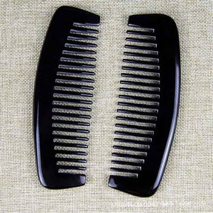 Peine de Cuerno de Búfalo Hecho a Mano, Ecológico, Moderno, con Forma Natural, Artesanía de Cuerno de Buey para Decoración del Hogar y Regalos de Boda - Product Image 2