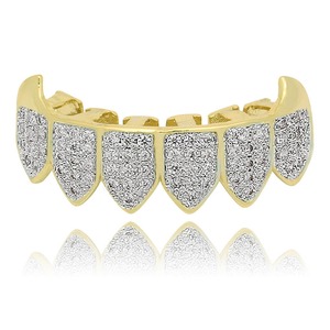 Suministro Directo de Fábrica: Grillz de Diamantes Iced Out de Moda para Amantes del Hip Hop y Estilo de Joyería de Lujo Disponible para la Venta - Product Image 2