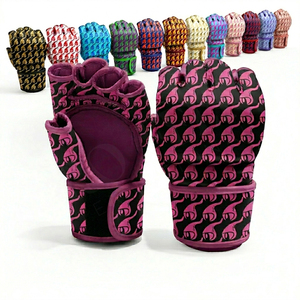 Gants de Sparring d'Arts Martiaux Personnalisés à Demi-Doigts avec Logo Sérigraphié, Faible MOQ, Équipement de Sécurité, Conception Sur Mesure - Product Image 1