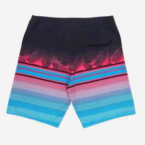 Service OEM en gros – Nouveaux shorts de plage pour hommes, style surf, 88 % polyester, motif uni, personnalisables - Product Image 2