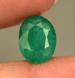 Émeraude naturelle de Zambie, taille ovale, couleur améliorée, pierre précieuse en vrac, vert premium, pour la fabrication de bijoux, cristal - Product Image 6