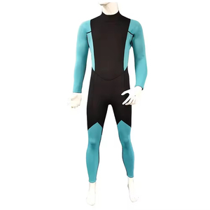 High Neck Full Body Neoprene <b>Wetsuit</b> Long Sleeve Color Waterproof Back Zip Unisex Adult Swimwear All Seasons Swimming Suits - Product Image 5