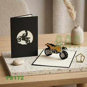 ANN HANDICRAFT Custom 3D Pop Greeting <b>Card</b> <b>Box</b> Harp Friendship Theme Die Cutting Printed <b>Wedding</b> Birthday Souvenirs Paper - Product Image 5