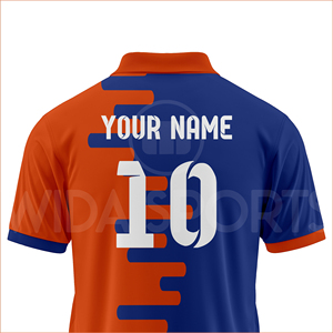 เสื้อคริกเก็ตฤดูร้อนประสิทธิภาพสูง เสื้อทีมสั่งทำพิเศษ พิมพ์ลายแบบซับลิเมชั่น ระบายอากาศได้ดี เป็นมิตรกับสิ่งแวดล้อม มีไซส์พลัส ชุดกีฬา - Product Image 5