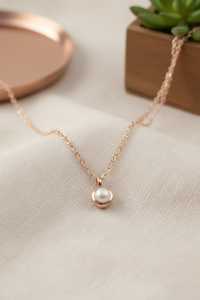 Collar de perlas de agua dulce de plata de ley 925 para mujer, elegante joyería minimalista con colgante de perlas, aniversario, cumpleaños y regalo - Product Image 5
