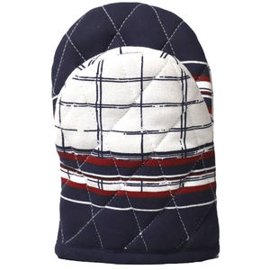 Mitaines de four amusantes personnalisées, motif rayé teint en fil, mitaines de four colorées pour la cuisine, fournisseur en Inde - Product Image 2