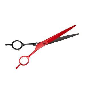Ciseaux de coiffure professionnels en acier inoxydable pour droitiers avec manche long pour usage domestique, outil de qualité pour salon de coiffure à prix abordable - Product Image 4