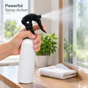 Botella de Spray con Gatillo de 200 ml de HDPE |   Contenedor de Limpieza de Plástico Resistente con Pulverizador para el Cuidado y Limpieza del Hogar - Product Image 3