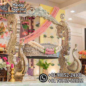 Cuna de bebé de madera tallada a mano, la más vendida, exclusiva para ceremonias de bautismo y eventos, en tendencia. - Product Image 2