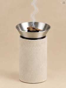 Premium Wooden Arabic Incense Burner with Stainless <b>Steel</b> <b>Bowl</b> for Bakhoor - Product Image 3