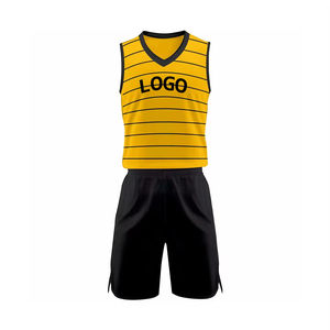 Tenue de Basketball Personnalisée Haut de Gamme, Vêtement de Sport 100% Polyester 220g, Imprimé par Transfert Thermique, Respirant, Sans Manches, pour Équipe - Product Image 4