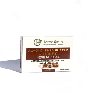 Almond Shea Butter and Honey Cleansing <b>Soap</b> for Face Body Hydration and Refreshing Beauty Routine Daily - Product Image 2