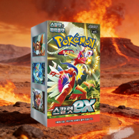 Scarlet Ex Version Coréenne Booster Box 30 Paquets Extension Jeu de Cartes à Collectionner Stratégique Portable en Papier TCG Cadeau