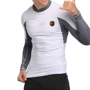 Diseña Tu Propio Logotipo, Camisetas de Compresión para Hombre, Casuales, Transpirables, Ligeras, Ecológicas, Tejido de Spandex/Poliéster - Product Image 5