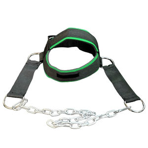 Arnés de Cabeza Ajustable, Plegable, Portátil y Transpirable de Neopreno con Cadena para Levantamiento de Pesas, Gimnasio, Fitness y Ejercicio - Product Image 4