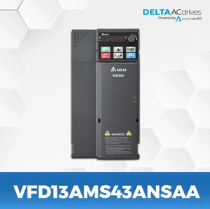 อินเวอร์เตอร์ Delta MS300 VFD13AMS43ANSAA แบบสามเฟส 380-480V 5.5KW ขนาดกะทัดรัด - Product Image 1