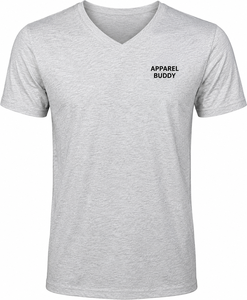 Camiseta de Manga Corta Casual para Hombre, Marca AMY, 100% Algodón, Corte Regular, Lisa, con Logotipo Personalizado al por Mayor - Product Image 3