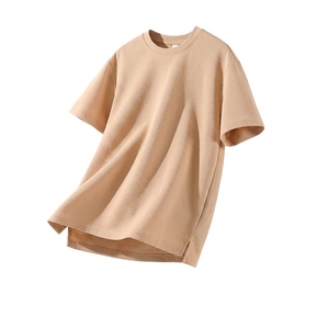 Camisetas Casuales con Estampado Sólido, de Algodón, con Transferencia de Calor, Transpirables, Precio al por Mayor, MOQ Bajo - Product Image 1