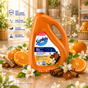 Sunlight Bioshield <b>floor</b> cleaner cinnamon and orange 3.6kg x 3 Cans - Product Image 5