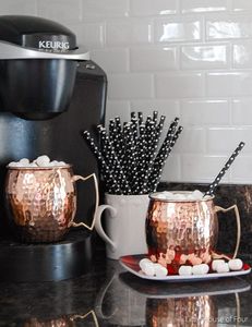Copper mule mug set mountain meadow drink <b>cups</b> <b>reusable</b> handmade premium beverage mugs collection durable - Product Image 6