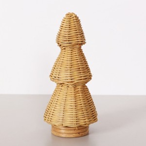 Wholesale xmas decorations rattan <b>tree</b> sculpture noel <b>trees</b> <b>outdoor</b> & indoor holiday centerpiece - Product Image 3