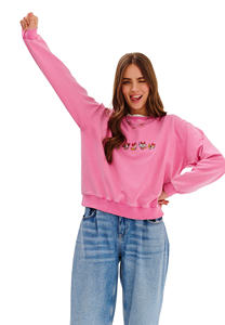 Sweat-shirt unisexe à col rond imprimé pour femmes, vêtements décontractés, coton d'hiver, design personnalisé, style imprimé - Product Image 2