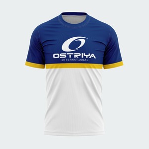 Camiseta de Moda Urbana para Hombre, Servicio OEM, Personalizada, Manga Corta, Cuello Redondo, Estampado Geométrico por Sublimación - Product Image 3