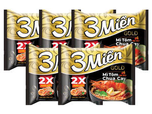Oferta Caliente: Fideos Fritos 3 Mien Gold con Cebolla Frita y Salsa de Ajo, 65g. Proveedor de Fideos Instantáneos Súper Deliciosos de Vietnam. - Product Image 5