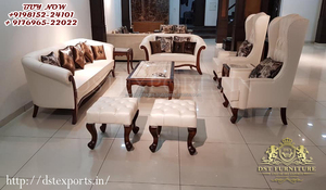 Juego de Sofás de 7 Plazas de Madera de Teca Duradera Hecha a Mano, Muebles Modernos para Sala de Estar - Product Image 6