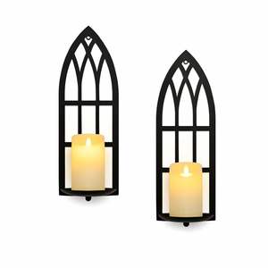 Applique Murale Moderne en Métal Noir et Verre, Cadre Géométrique, Construction Robuste, Lumière Douce, Décoration Intérieure Élégante et Contemporaine - Product Image 4