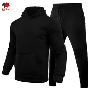 ชุดวอร์มพิมพ์ลายสำหรับผู้ชายไซส์ใหญ่ รุ่นเรกูลาร์ฟิต ยี่ห้อ Ryan Pro Gear แห้งเร็ว เป็นมิตรกับสิ่งแวดล้อม ผลิตจากโพลีเอสเตอร์ 100% ลายเรียบ - Product Image 5