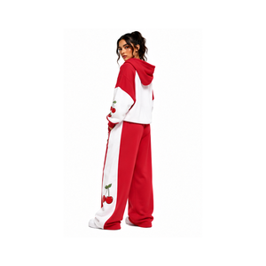 Premium Drop Shoulder Hoodie Baggy <b>Trouser</b> Tracksuit Set Luxury Casual Streetwear Gym Fitness Athletic Sportswear - Product Image 2