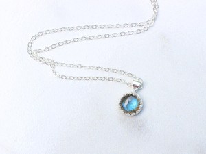 Sterling Silver Labradorite Necklace Natural Gemstone Minimalist Jewelry Handmade Women Necklace Wholesale Supplier - Product Image 4