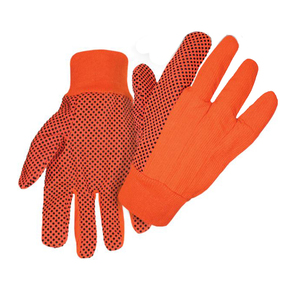 Gants confortables en coton bleu marine, résistants à la chaleur, sans couture, extensibles, sans silicone, tricotés à la machine pour un confort optimal - Product Image 5
