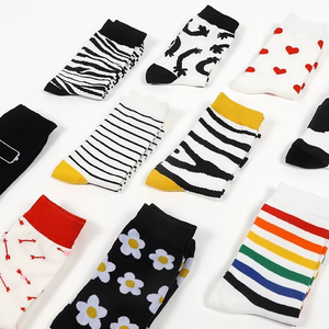 Wholesale Funny Patterns Casual <b>Socks</b> Supplier Designs Color Fashion Men and Women <b>Socks</b> - Product Image 2
