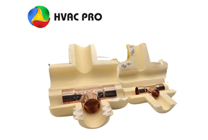 Connecteur en cuivre de type T fabriqué en Inde, raccord de tuyauterie de réfrigération HVAC, série ME, adaptateur durable pour climatiseur - Product Image 6