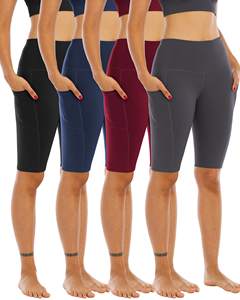 Shorts de sport taille haute sans coutures pour femme, idéal pour le yoga, la course et l'entraînement en salle de sport - Product Image 1
