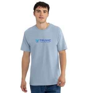 T-shirt tubulaire personnalisé pour homme en coton premium, col rond, manches courtes, vente en gros, vêtements OEM ODM - Product Image 1