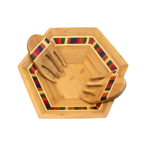 Tazones para Ensalada de Bambú de Alta Calidad con Asas, Venta al por Mayor, Multicolores, Ecológicos, Colección de Tazones para Postre y Cereal - Product Image 1