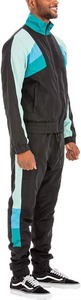 Wholesale Unisex Breathable Nylon Polyester Reflective Windbreaker Heavyweight Hooded Winter Tracksuit <b>Set</b> Streetwear Outdoor - Product Image 3