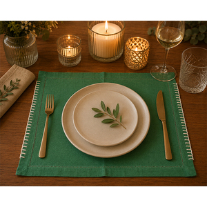 Custom Linen Dining <b>Placemat</b> | Luxury Washable Table Mat for Home & Restaurant - Product Image 4