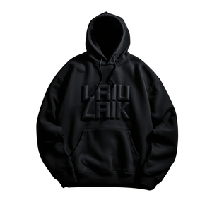 Sweat à capuche unisexe surdimensionné en molleton uni, 400 g/m², vierge, pour impression en relief, avec logo personnalisé, style streetwear, vente en gros - Product Image 3