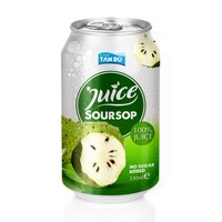 Tropisch gearomatiseerd fruitsap NFC 330ml aluminium blik OEM fabrieksprijs private label drank