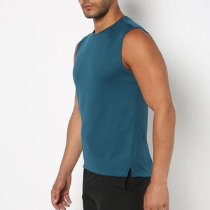 Camiseta Deportiva sin Costuras para Hombre, Estilo Casual Elegante, Ligera y Transpirable, de Poliéster y Algodón, de Buena Calidad para Gimnasio y Deportes - Product Image 1