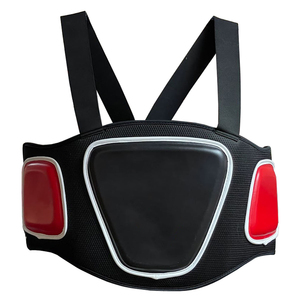 Protection de corps en cuir pour entraînement de MMA, Muay Thai, Kickboxing, arts martiaux, protection de la poitrine et du ventre, protège-poitrine antidérapant pour la boxe - Product Image 1