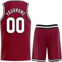 Maillot et short de basket-ball personnalisés pour hommes et jeunes, uniforme avec nom et numéro brodés ou imprimés, vêtements de sport